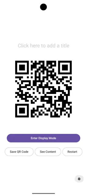 Screenshot 3 von QR Code Displayer