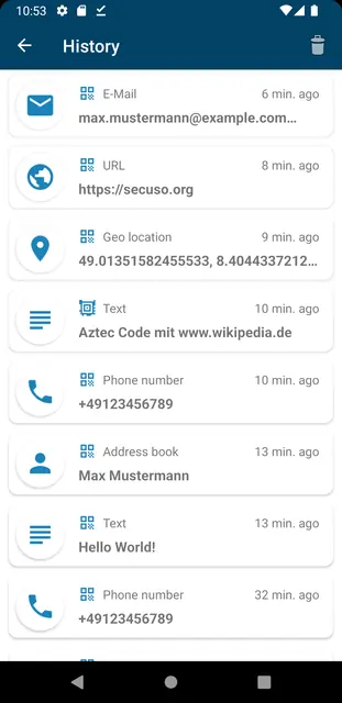 Screenshot 3 of QR Scanner (PFA)