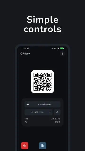 Screenshot 1 von QRServ