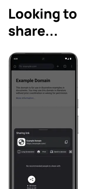Screenshot 1 von QRshare