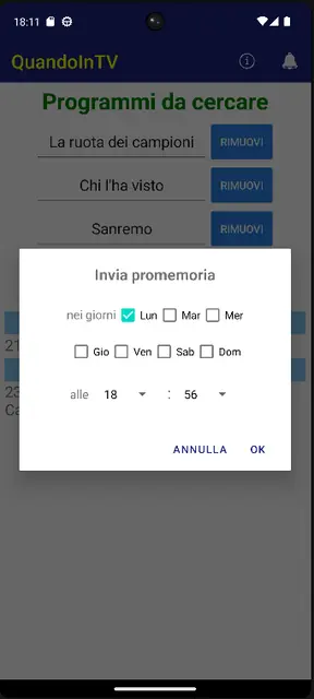 Screenshot 3 of QuandoInTV