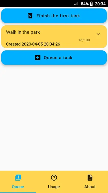 Screenshot 1 of QueueToDo