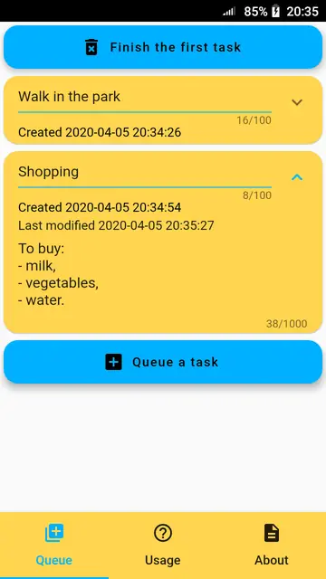 Screenshot 3 of QueueToDo