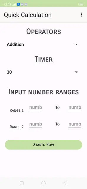 Screenshot 1 von Quick Calculation