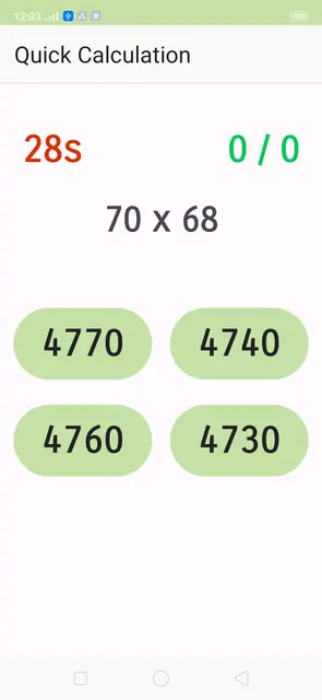 Screenshot 3 von Quick Calculation