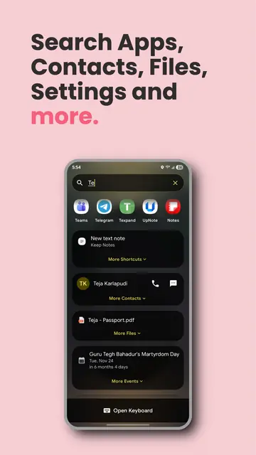 Screenshot 1 of Quick Search