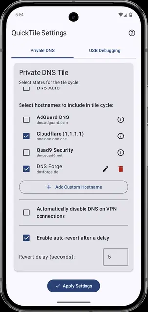 Screenshot 4 of QuickTile Settings