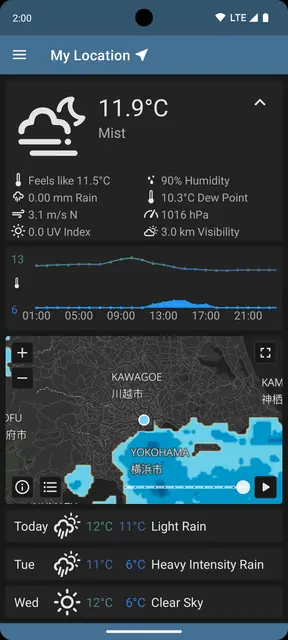 Screenshot 3 of QuickWeather
