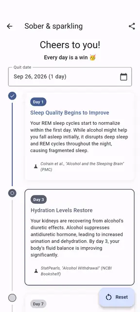 Screenshot 2 von Quitter: Habit Tracker
