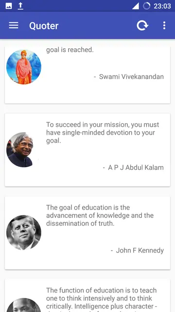 Screenshot 1 of Quoter