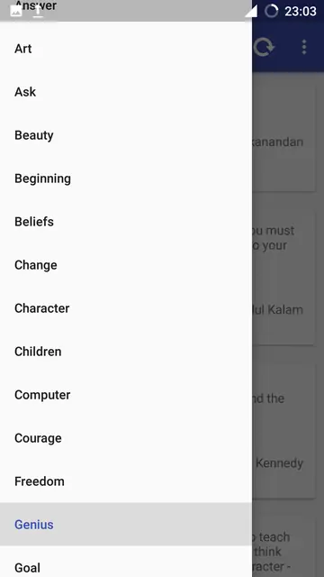 Screenshot 2 of Quoter