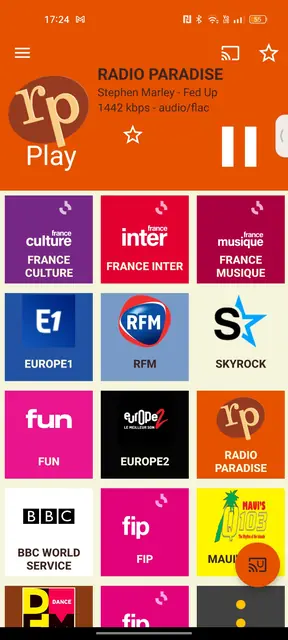 Screenshot 2 of RadioUpnp