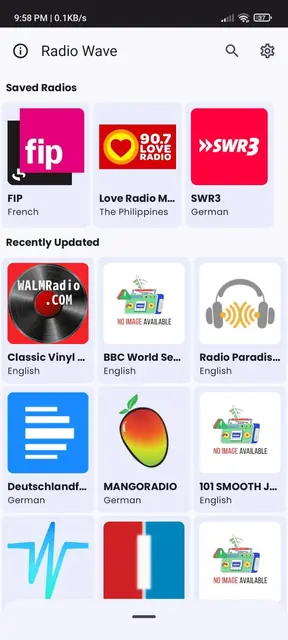 Screenshot 1 of RadioWave