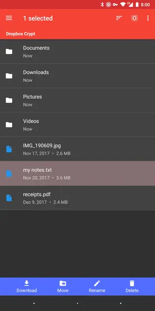 Screenshot 4 von RCX - Rclone for Android
