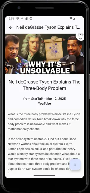 Screenshot 2 of Readeck App