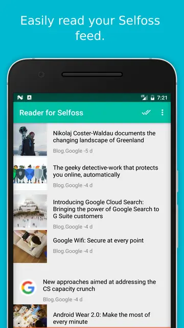 Screenshot 2 von Reader for Selfoss