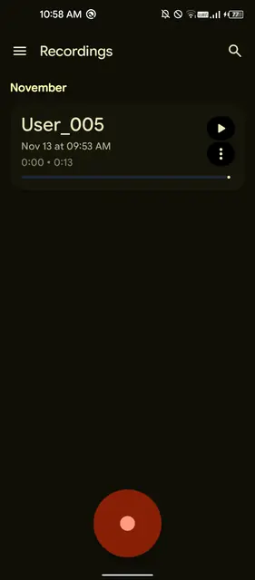 Screenshot 1 of RecordMaster
