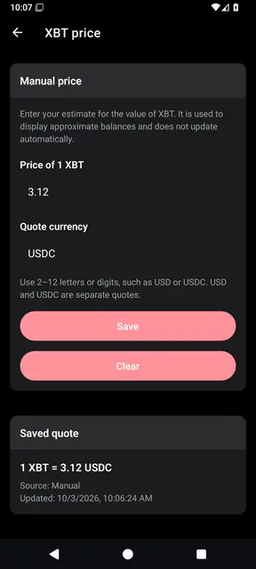 Screenshot 3 of RedWallet (XBT Beta)