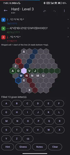 Screenshot 2 von Regex Crossword