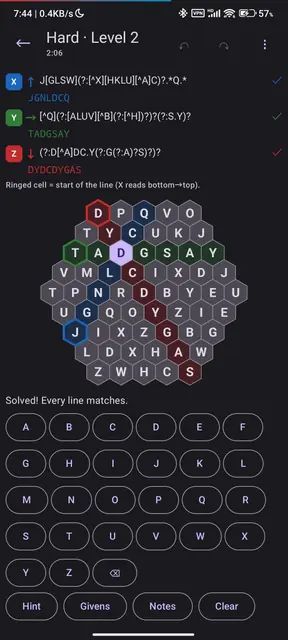 Screenshot 3 von Regex Crossword