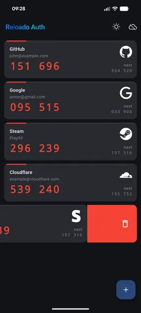 Screenshot 2 von Reloado Auth - 2FA Authenticator