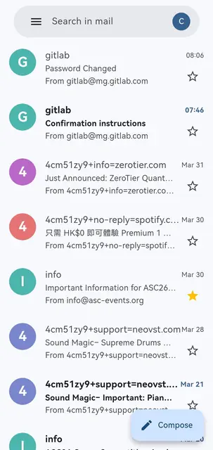 Screenshot 1 von Remail