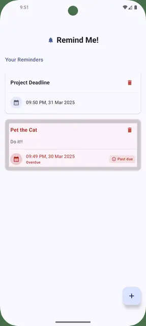Screenshot 1 von Remind Me!