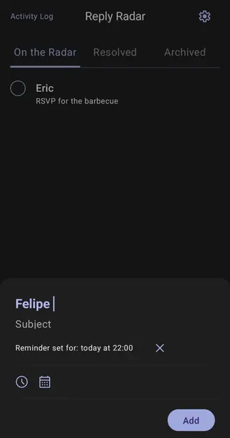 Screenshot 4 von Reply Radar