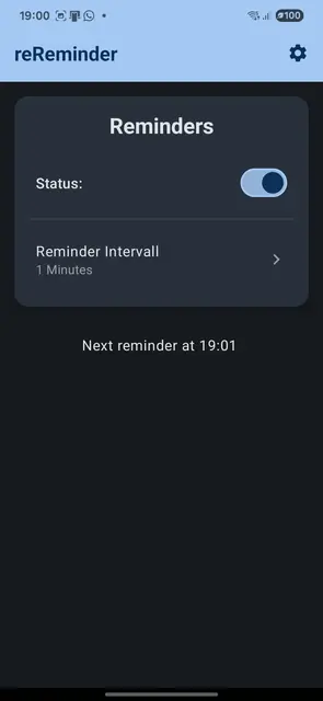 Screenshot 1 of reReminder