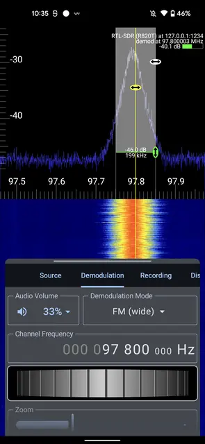 Screenshot 1 von RF Analyzer (FOSS)