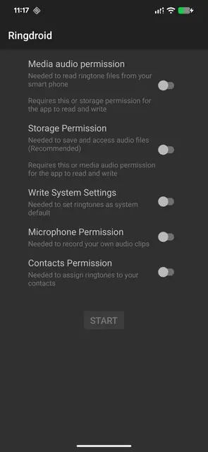 Screenshot 1 von Ringdroid - Ringtone editor
