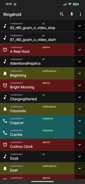 Screenshot 2 von Ringdroid - Ringtone editor