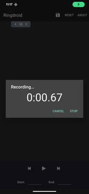Screenshot 3 von Ringdroid - Ringtone editor