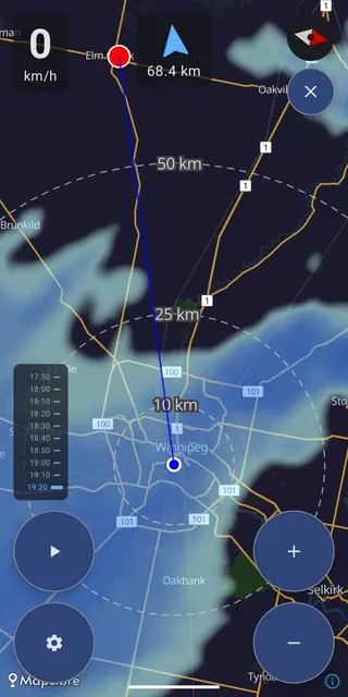 Screenshot 1 von Road Trip Radar