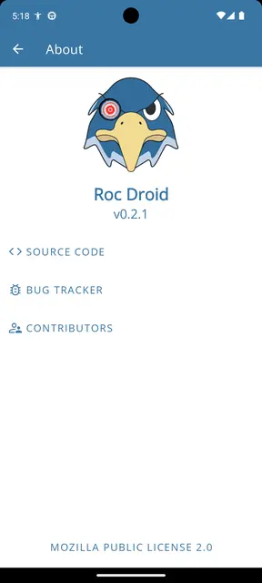 Screenshot 1 of Roc Droid