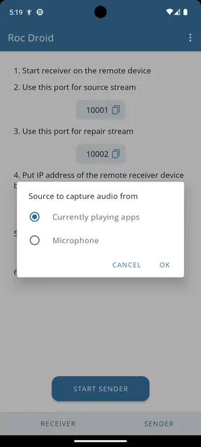 Screenshot 2 of Roc Droid