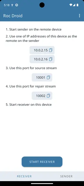 Screenshot 3 of Roc Droid