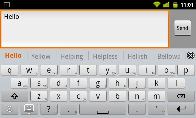 Screenshot 2 von Romanian for AnySoftKeyboard