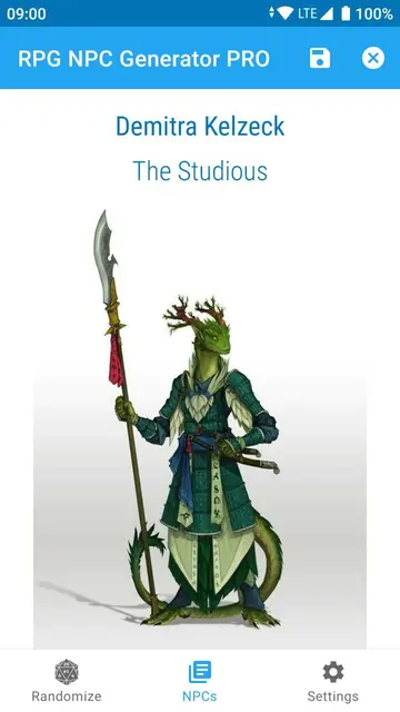 Screenshot 3 of RPG NPC Generator