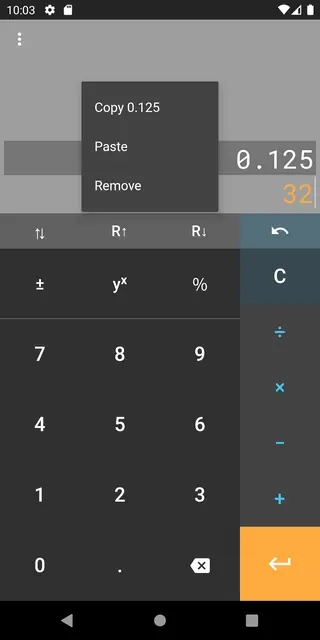 Screenshot 2 of RPNcalc