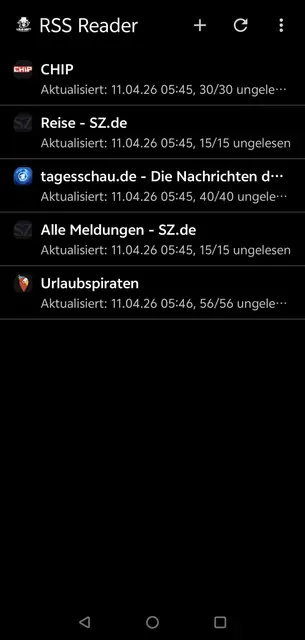 Screenshot 1 von RSS Reader