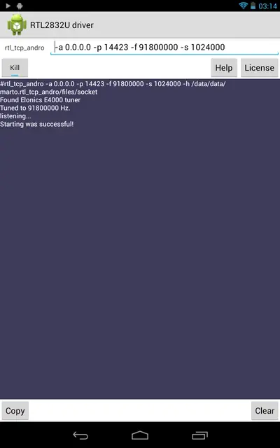 Screenshot 1 of Rtl-sdr driver