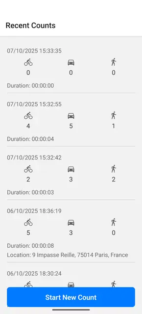 Screenshot 2 of Rue:barbe -- modal split counter