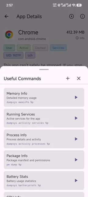 Screenshot 2 of Running Services Monitor