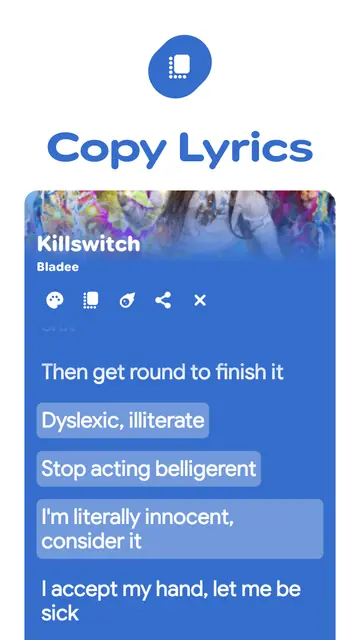 Screenshot 2 of Rush - Lyrics App