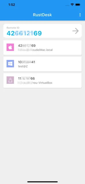 Screenshot 1 von RustDesk