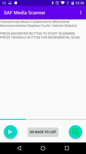 Screenshot 2 of SAF Media Scanner
