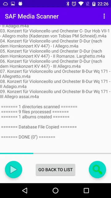 Screenshot 3 of SAF Media Scanner