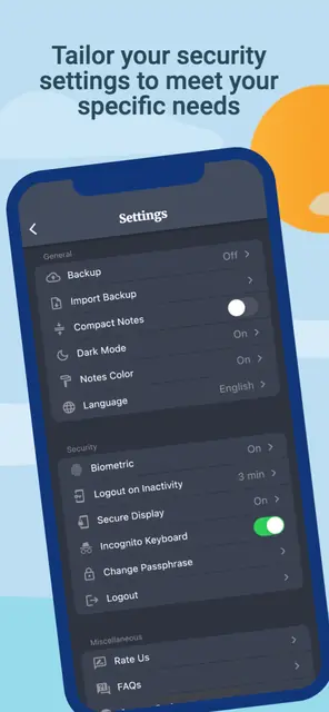 Screenshot 4 of Safe Notes - Encrypted Notepad