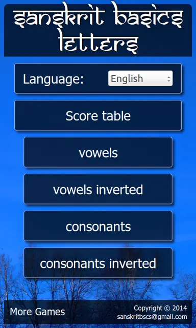 Screenshot 1 von SanskritBasicsLetters